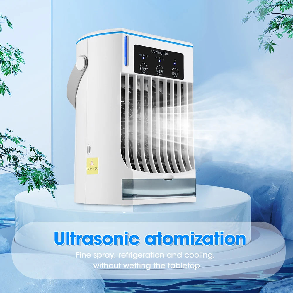 Portable USB Air Conditioner Humidifier