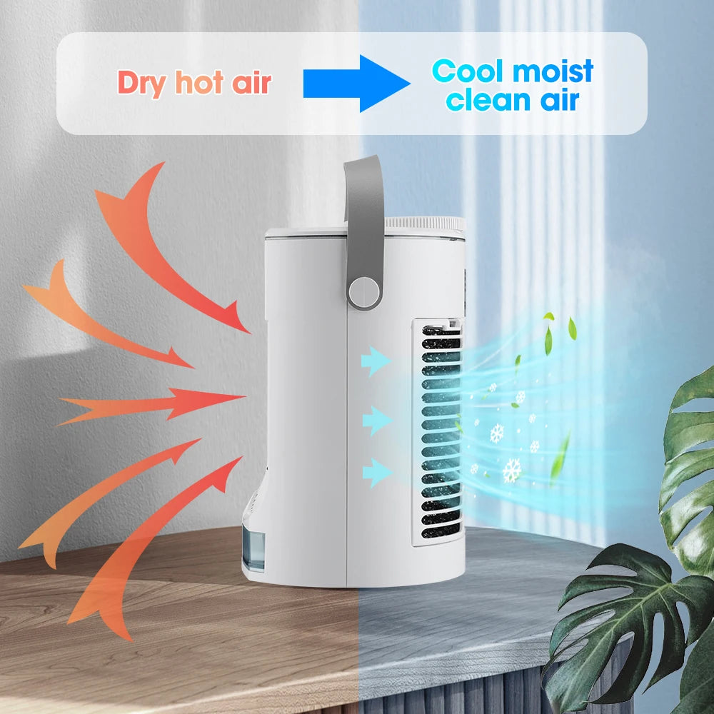 Portable USB Air Conditioner Humidifier