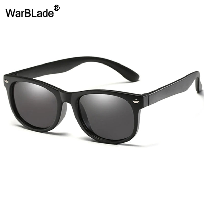 WarBlade Round Polarized Kids Sunglasses Silicone Flexible
