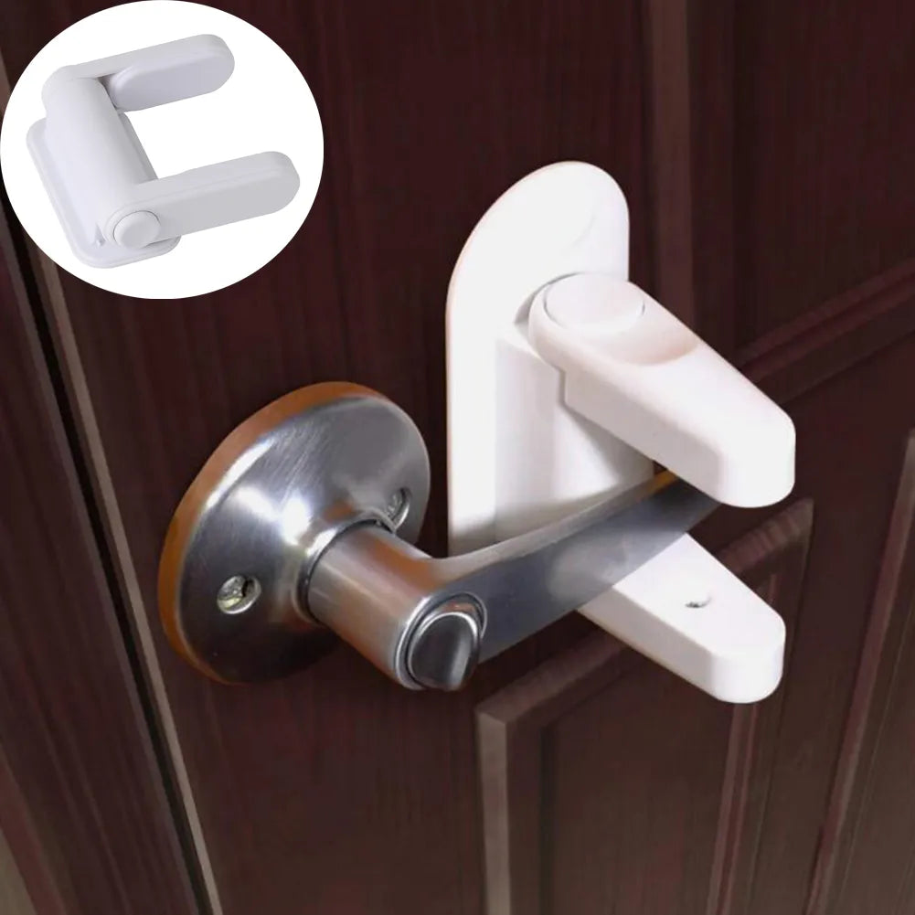 1pc Baby Safety Lock Door Lever Lock