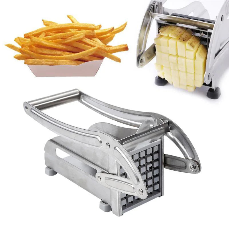 Stainless Steel Manual Potato Cutter French Fries Slicer Dicer