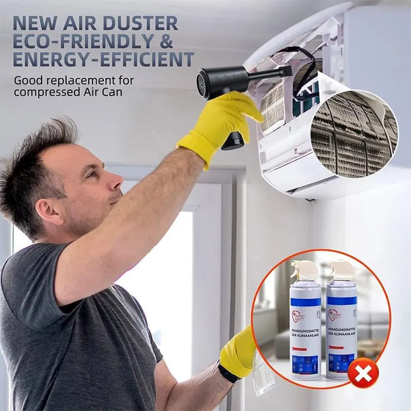 Portable Compressed Air Duster, USB Charging Computer Household duster