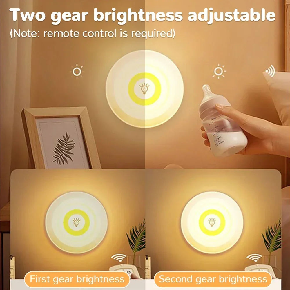 3W Super Bright Cob Under Cabinet Light LED Wireless Remote Control Dimmable