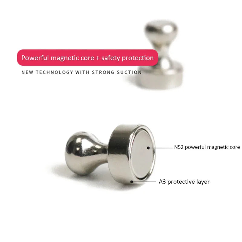 10pcs Super Strong Magnetic Pushpins Thumbtack