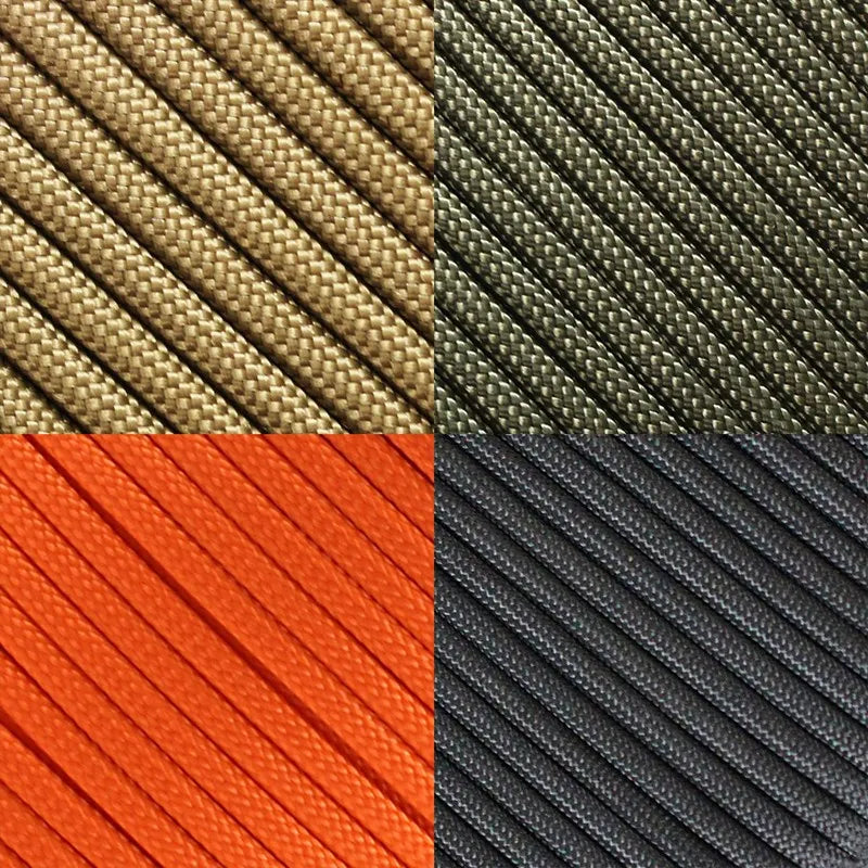 7-Cores 550 Paracord Rope 5 15 30 M Dia.4mm For Outdoor Camping tent accessories