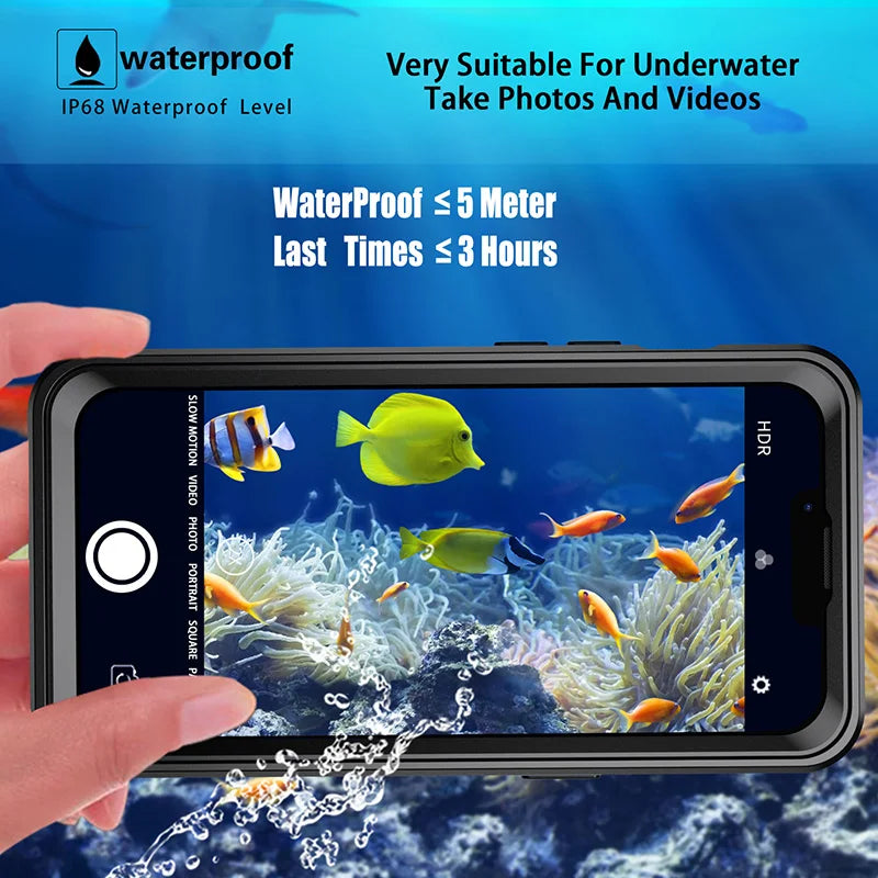 Magnetic Charging Waterproof Case For Apple iPhone 15 14 13 Pro Max