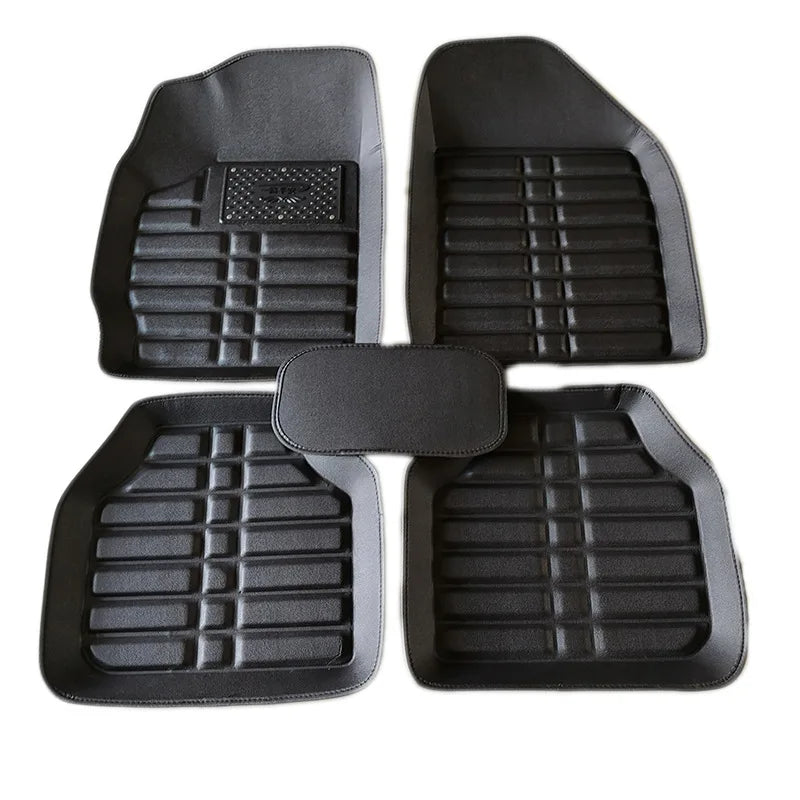 NEW Luxury Leather Car Floor Mats For Auto interiors