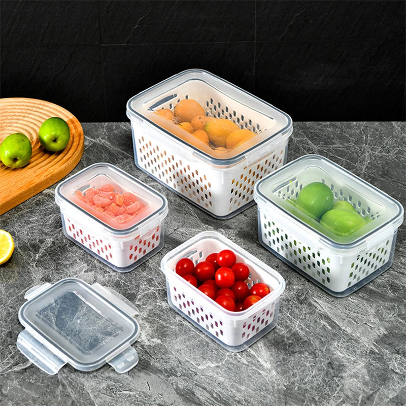Refrigerator Storage Box Fridge Organizer for Fresh Vegetable