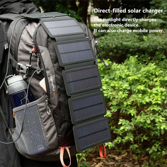 Outdoor Multifunctional Portable Solar Charging Panel Foldable 5V 1A USB Output