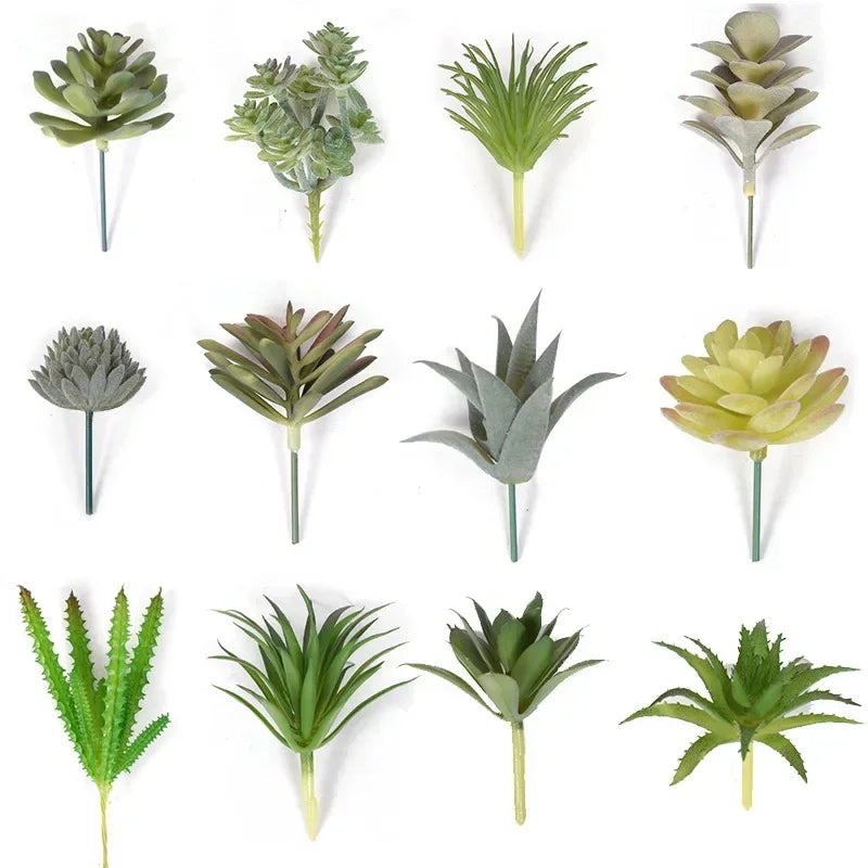 12pcs Artificial Succulents Plants