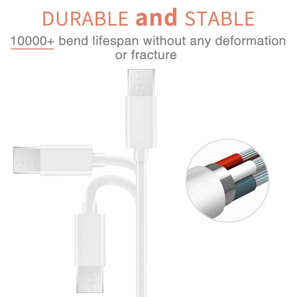 Fast Charging Cable For iPhone 15 Quick Charge USB Cord