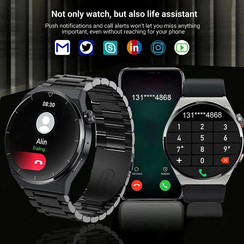 GT3 Pro Smart Watch HD Screen Heart Rate Bluetooth Waterproof SmartWatch