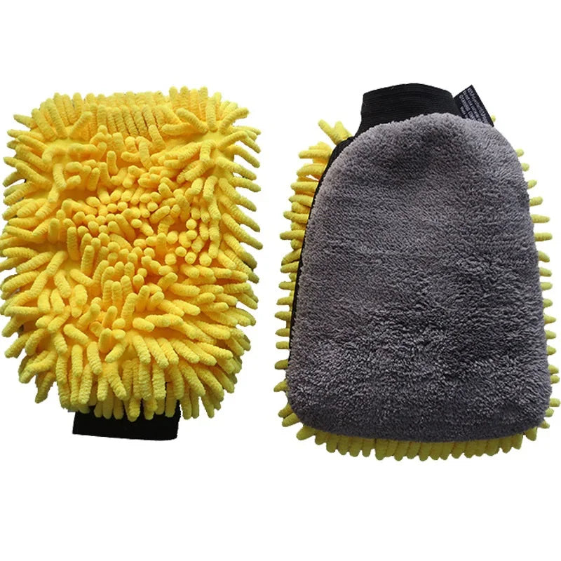 Car Wash Glove Coral Mitt Soft Anti-scratch for Car Wash Multifunction