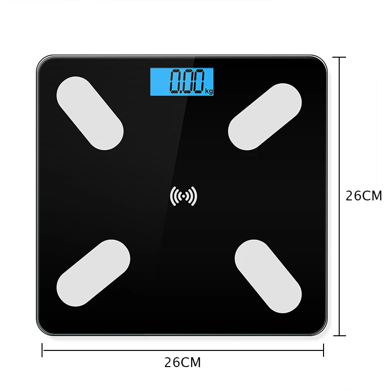 Smart Body Fat Scale Wireless Digital Bathroom Scale Bluetooth Electronic
