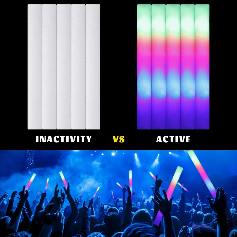 15/30Pcs LED Glow Sticks